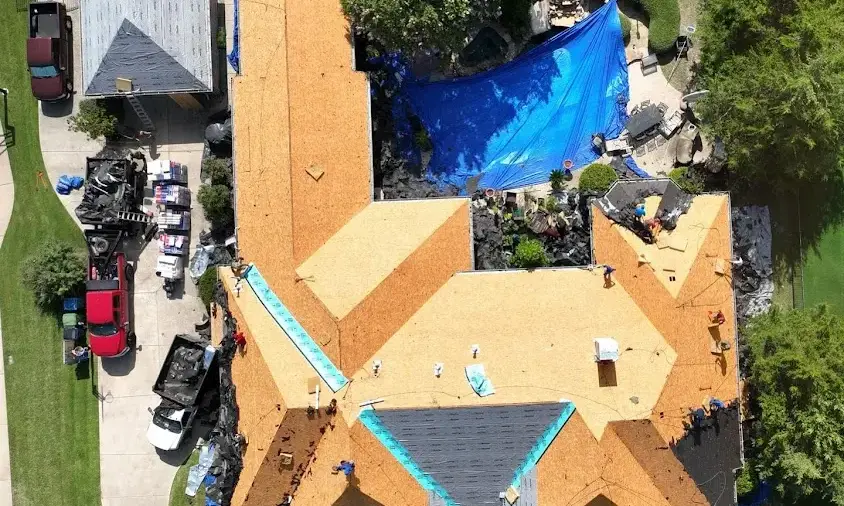 Professional Roof Repair being performed in Lauderdale-by-the-Sea